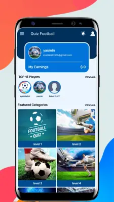 Quiz Football android App screenshot 0